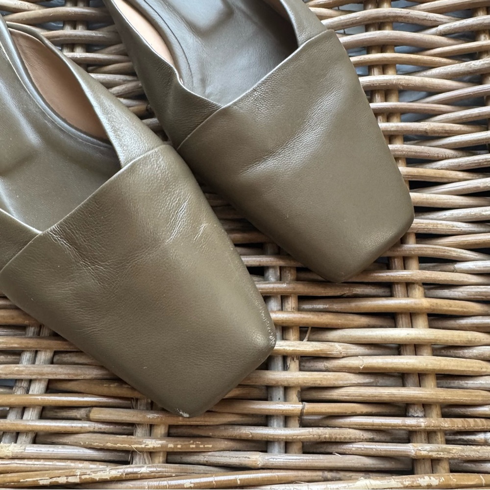 Jenni Kayne Brown Leather Mules - Picture 4 of 10